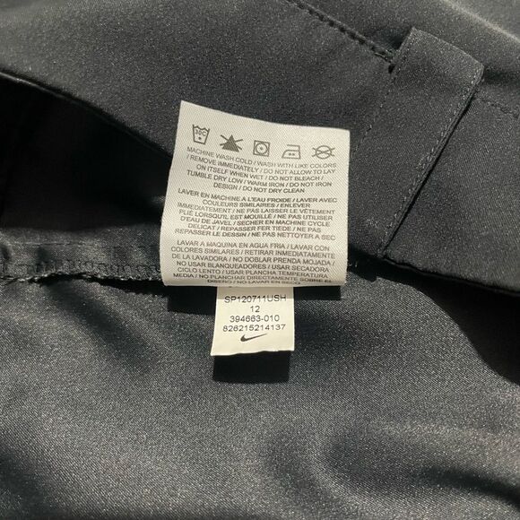 Nike Golf skort Tour performance Dri Fit outdoor sports Tennis Black Women 12 - Picture 9 of 9